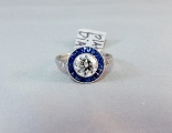  Diamond and Sapphire Ring
